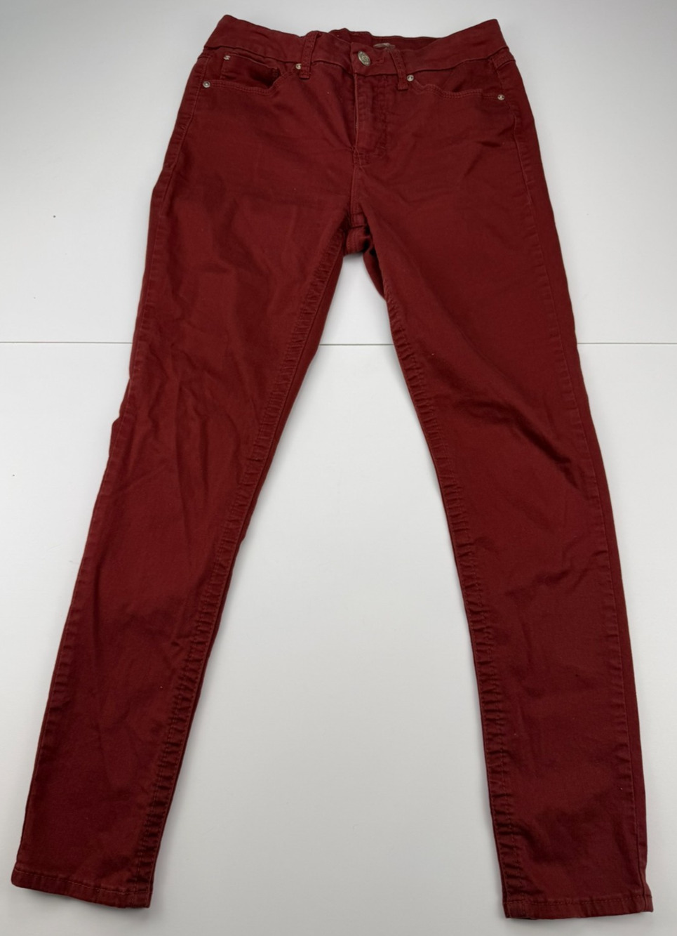 SEVEN 7 PREMIUM DENIUM TUMMYLESS HIGH RISE SKINNY BRICK SZ 8 - Picture 1 of 10